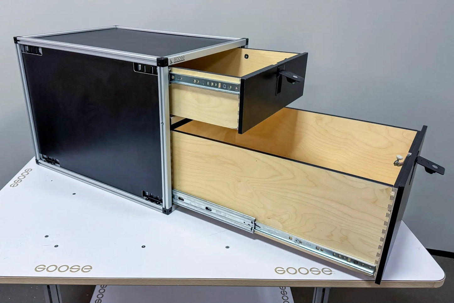 Double Drawer Module - 22 3/16" Wide x 30" Depth by Goose Gear