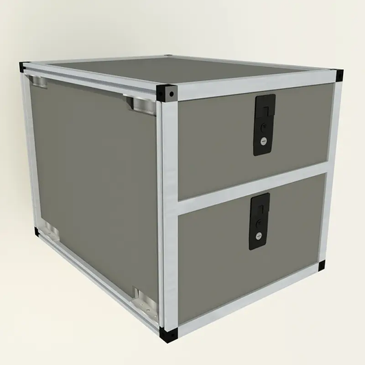 Double Drawer Module - 24 3/16" Wide X 30" Depth by Goose Gear