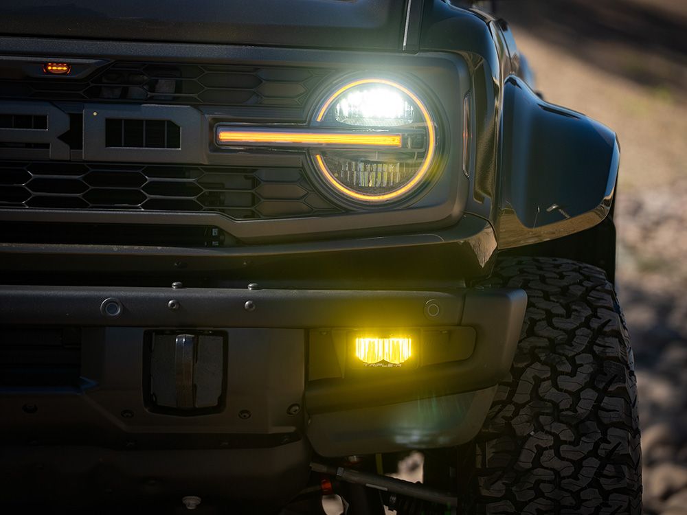 TRIPLE-R-LIGHTS Ford Bronco (2022+) - Fog Light Upgrade Kit - BK-USBRON-02K