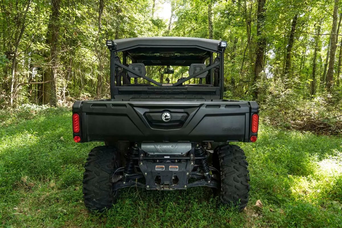 Rough Country LED Light | Cab Mount | 2" Black Pair | Flood | Can-Am Defender HD 5/HD 8/HD 9/HD 10 by Rough Country