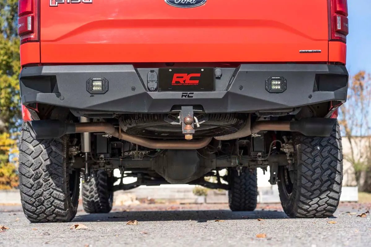 Rough Country Performance Cat-Back Exhaust | No Std Cab | Ford F-150 2WD/4WD (2015-2020) by Rough Country