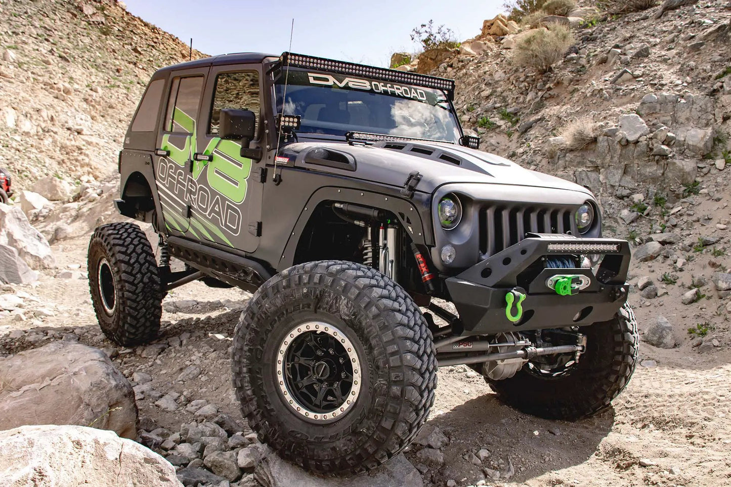 DV8 Offroad Jeep JK Heat Dispersion Hood by DV8 Offroad