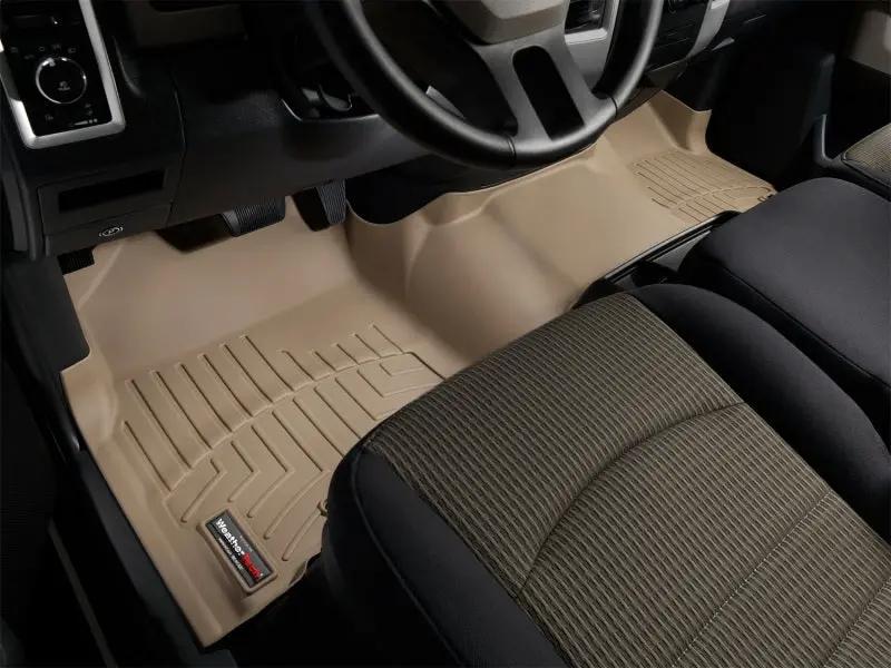 WeatherTech WT FloorLiner - Front - Tan by WeatherTech