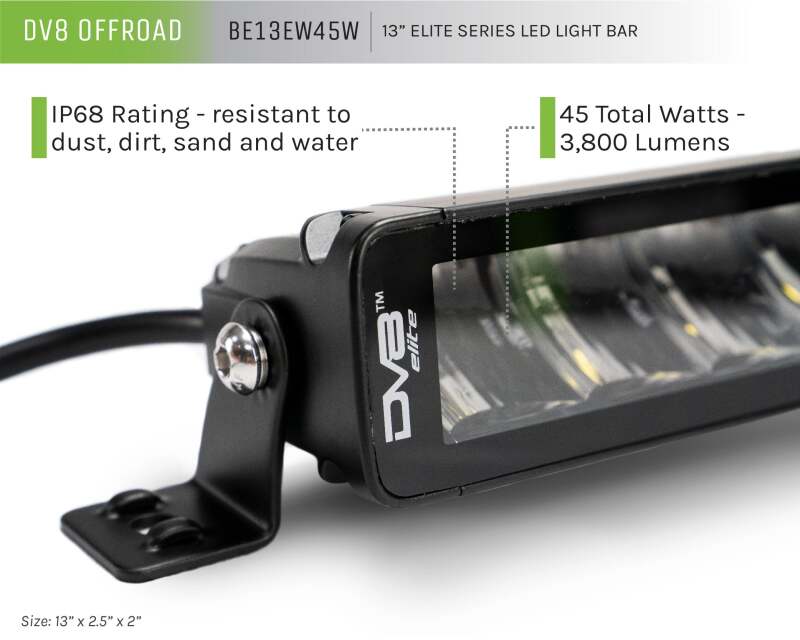 DV8 Offroad DVE LED Light Bars & Cubes