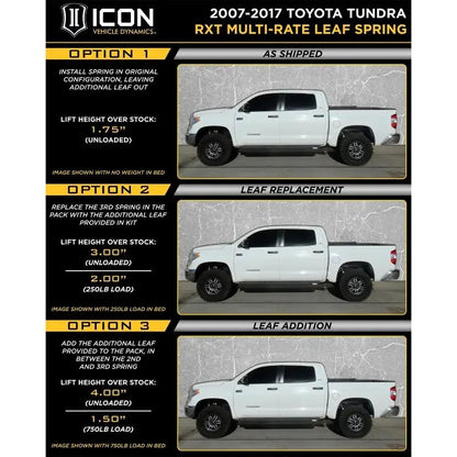 ICON ICO Leaf Springs by ICON