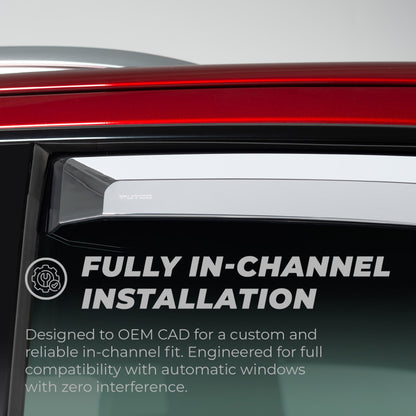 Putco PUT Element Chrm Window Visors