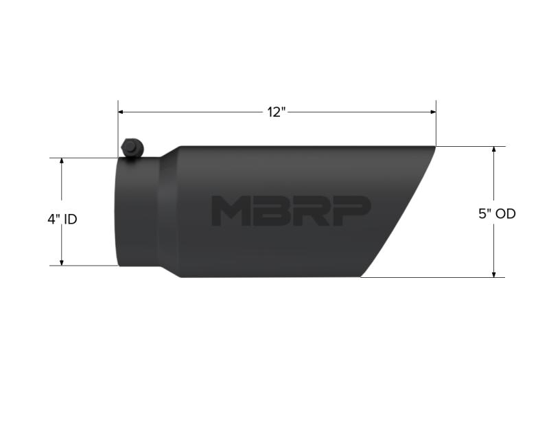 MBRP Univ Exhaust Tips BLK by MBRP