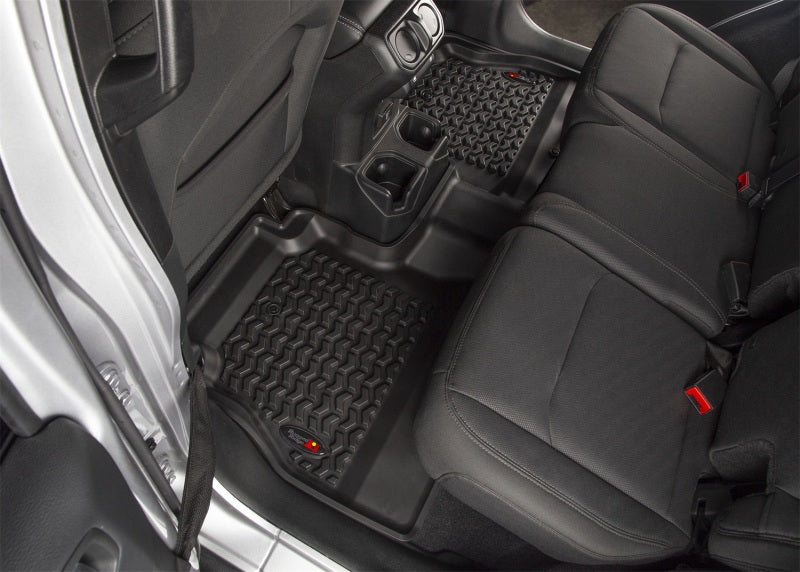 Rugged Ridge RUG Floor Liners - Black by Rugged Ridge