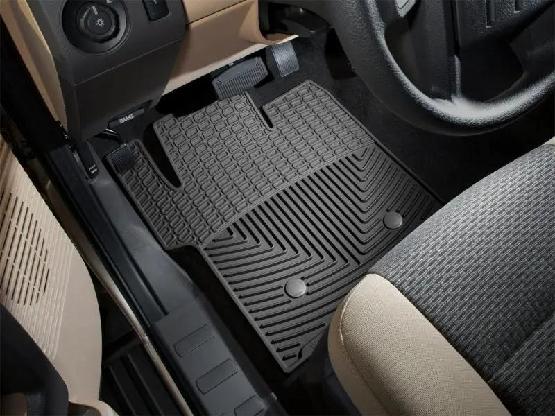WeatherTech WT Rubber Mats - Front - Blk