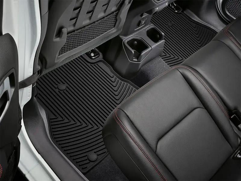 WeatherTech WT Rubber Mats - Rear - Blk by WeatherTech