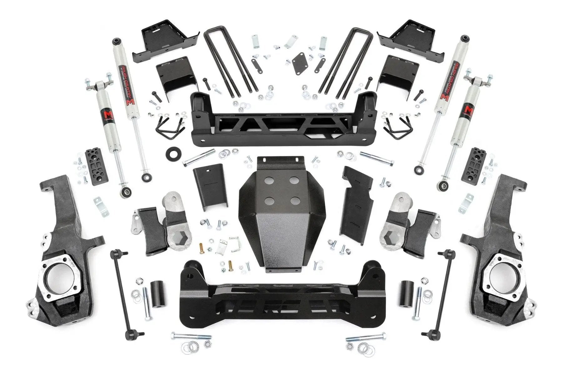 Rough Country 7 Inch Lift Kit | NTD | M1 | w/ Overloads | Chevy/GMC 2500HD/3500HD (20-26) by Rough Country