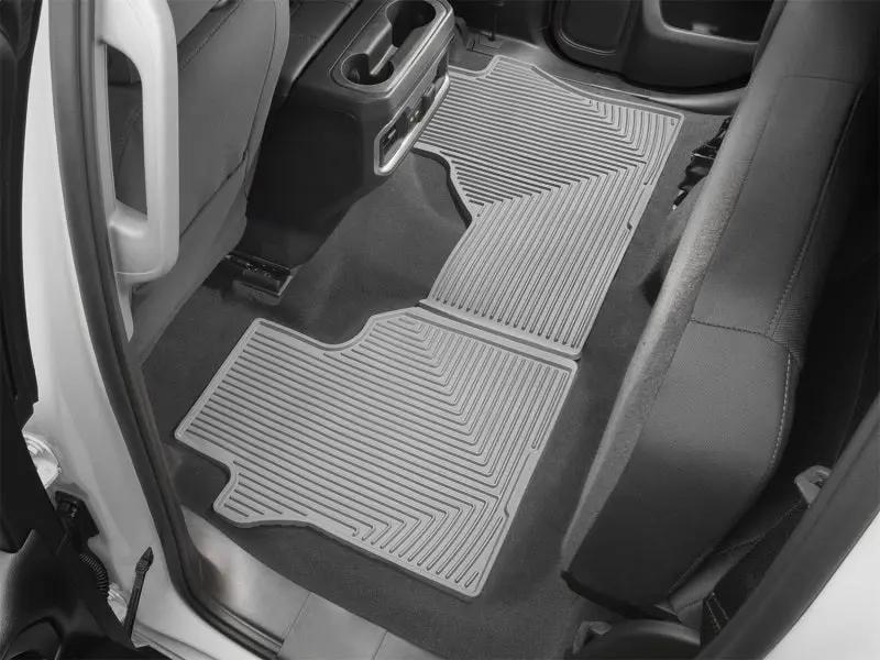 WeatherTech WT Rubber Mats - Rear - Grey by WeatherTech
