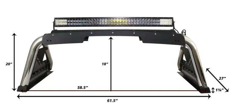 Go Rhino GOR Sport Bar 2.0 - Tex Black by Go Rhino