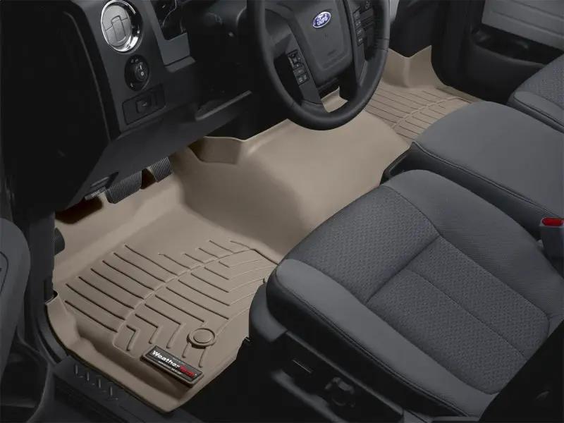 WeatherTech WT FloorLiner - Front - Tan by WeatherTech