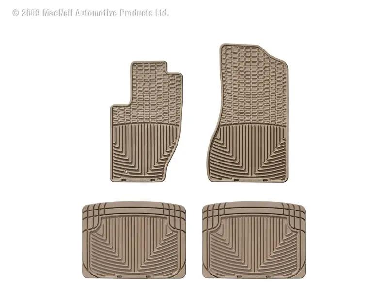 WeatherTech WT Rubber Mats - Rear - Tan by WeatherTech