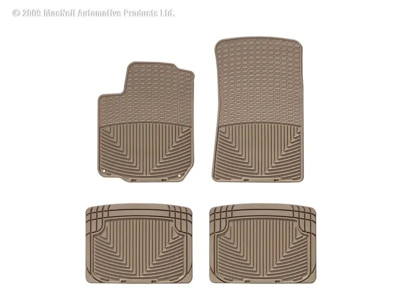 WeatherTech WT Rubber Mats - Rear - Tan by WeatherTech