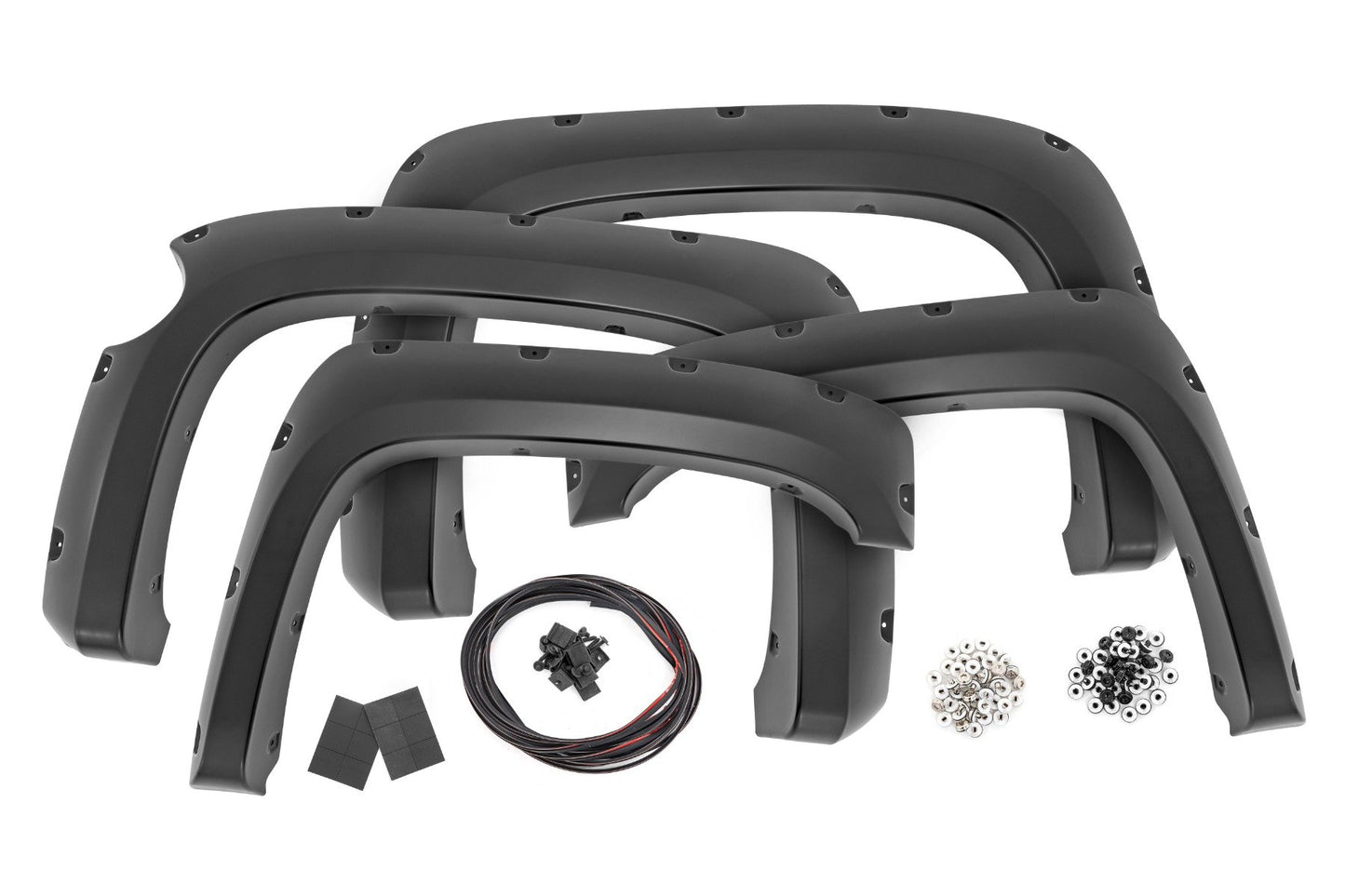 Extensiones de guardabarros tipo "Pocket" | Caja de 5'9" | Negro GBA | Chevy Silverado 1500 (07-13)