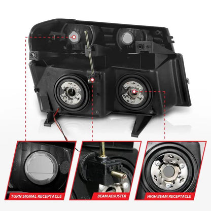 ANZO ANZ Crystal Headlights by ANZO