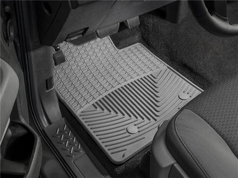 WeatherTech WT Rubber Mats - Rear - Grey by WeatherTech