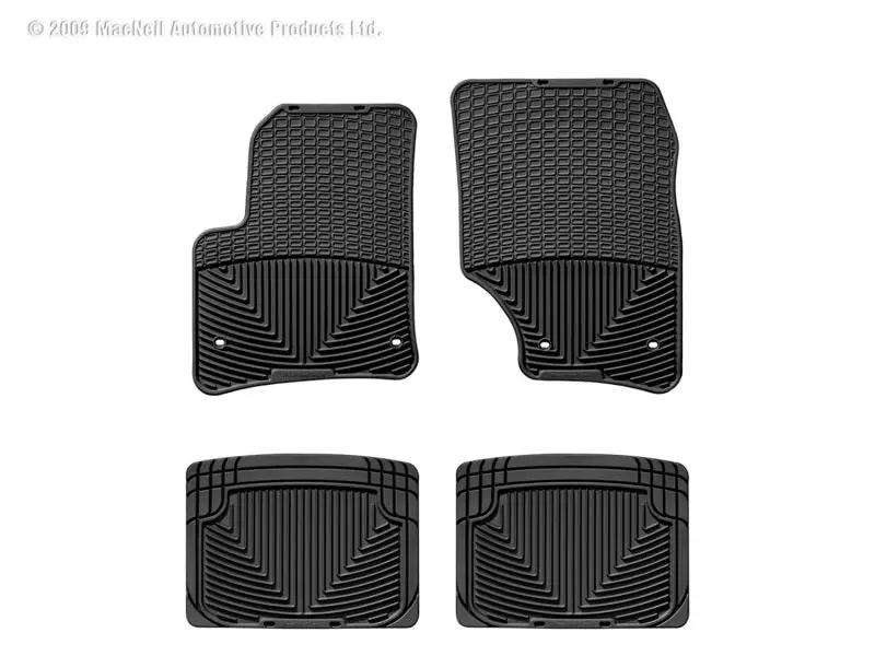 WeatherTech WT Rubber Mats - Rear - Blk by WeatherTech