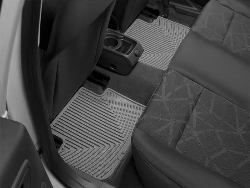 WeatherTech WT Rubber Mats - Rear - Grey by WeatherTech
