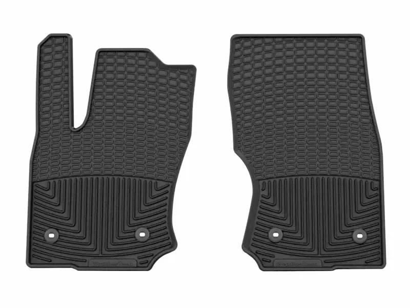 WeatherTech WT Rubber Mats - Front - Blk by WeatherTech