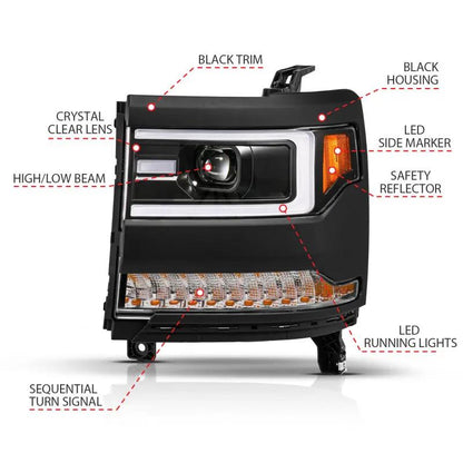 ANZO ANZ LED/Projector Headlights by ANZO