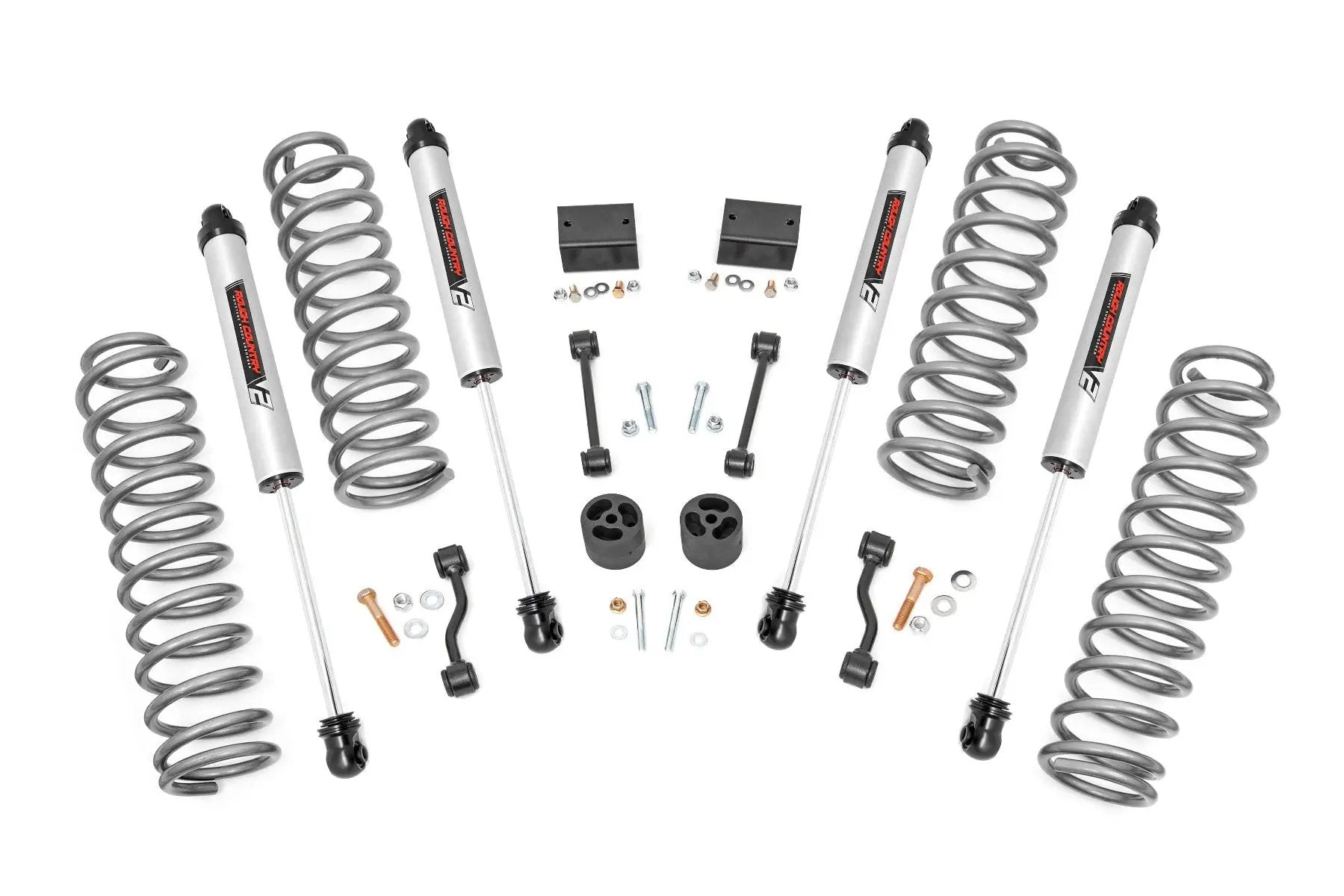 Rough Country 2.5 Inch Lift Kit | Coils | V2 | Jeep Wrangler JL 4WD (2018-2023) by Rough Country