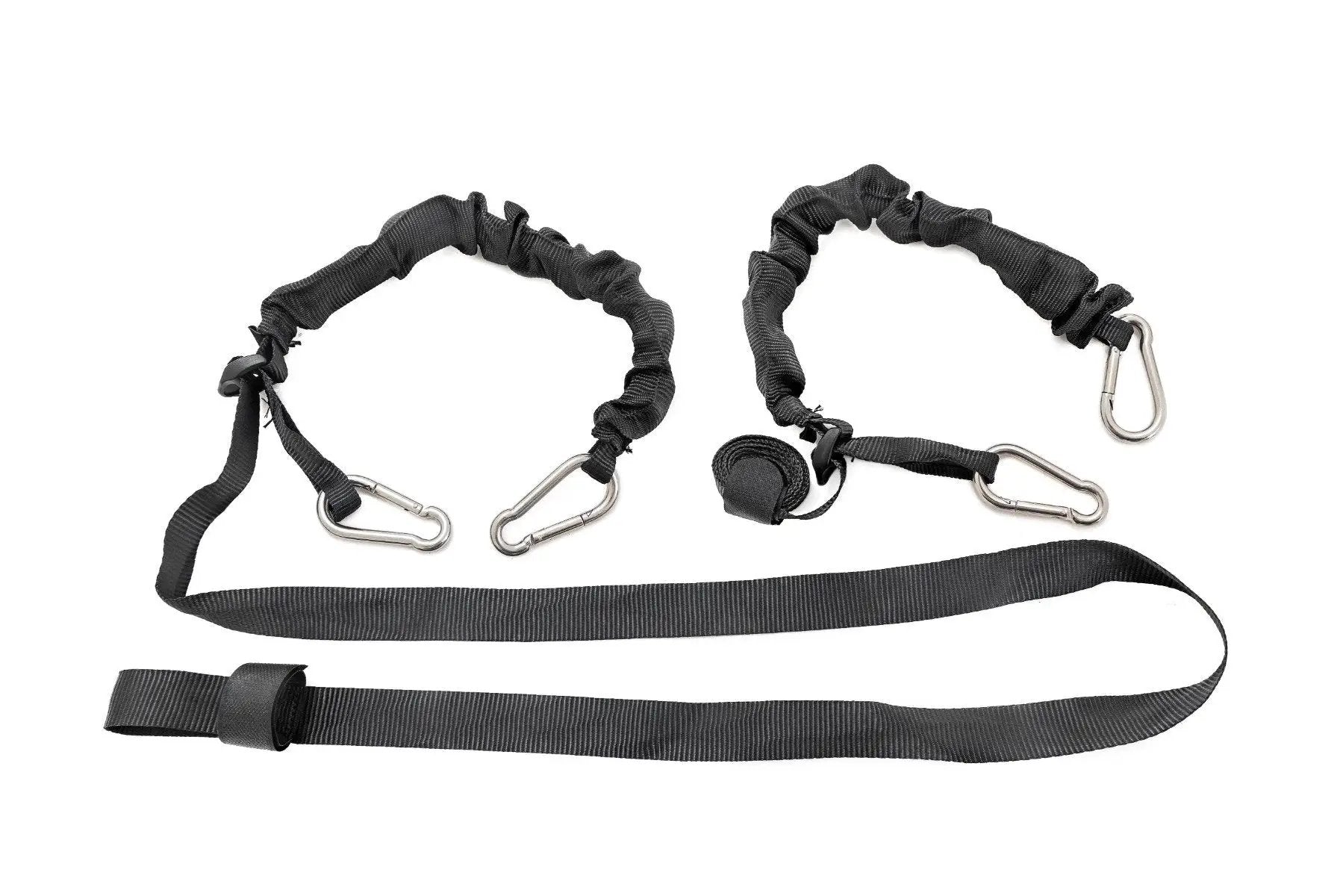 Rough Country Elastic Straps | Carabiner Ends | 1" X 6' | Pair by Rough Country