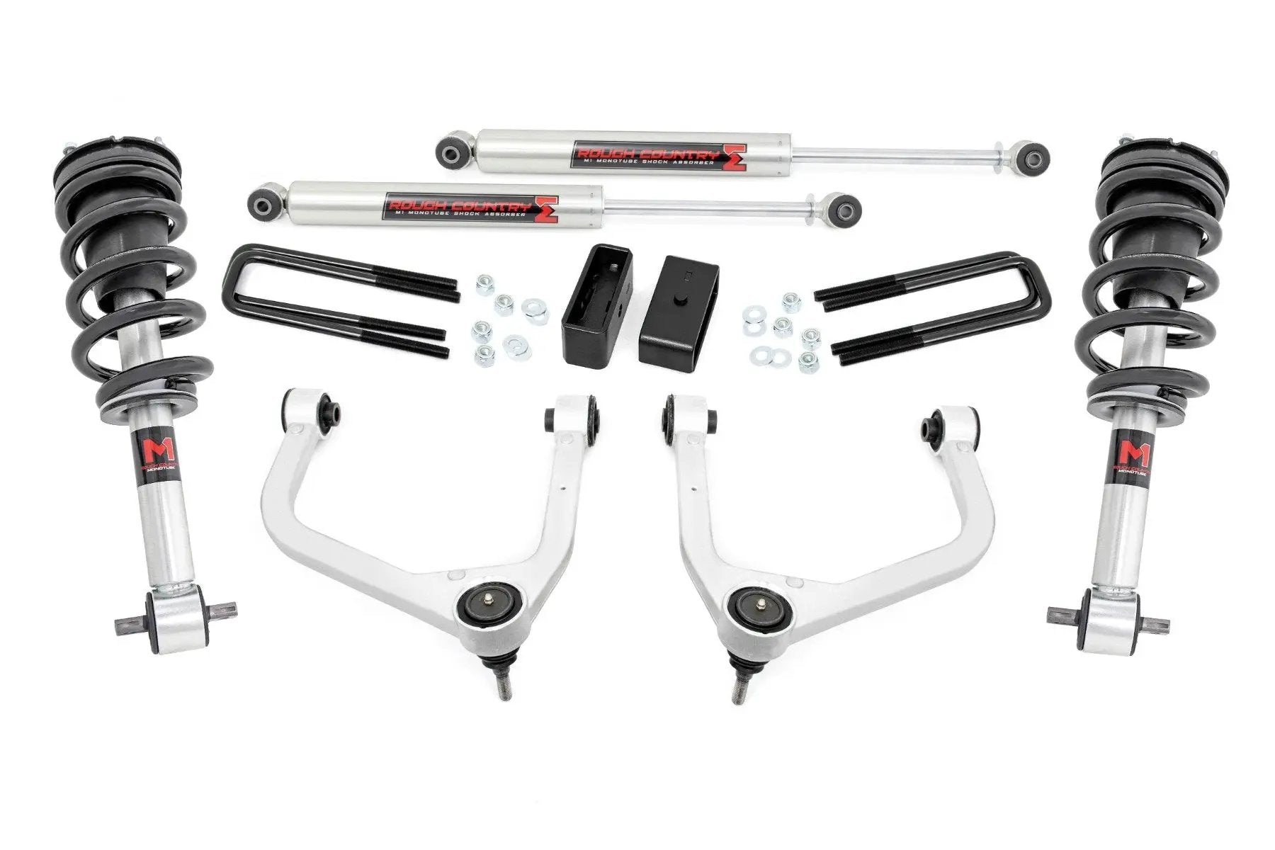 Rough Country 3.5 Inch Lift Kit | M1 Struts/M1 | GMC Sierra 1500 2WD/4WD (2019-2025) by Rough Country