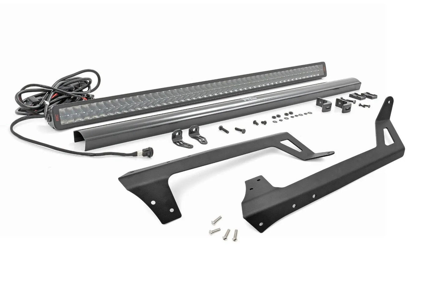 Rough Country LED Light Kit | Windshield | 50" Spectrum Dual Row | Jeep Wrangler JK/Wrangler Unlimited (07-18) by Rough Country