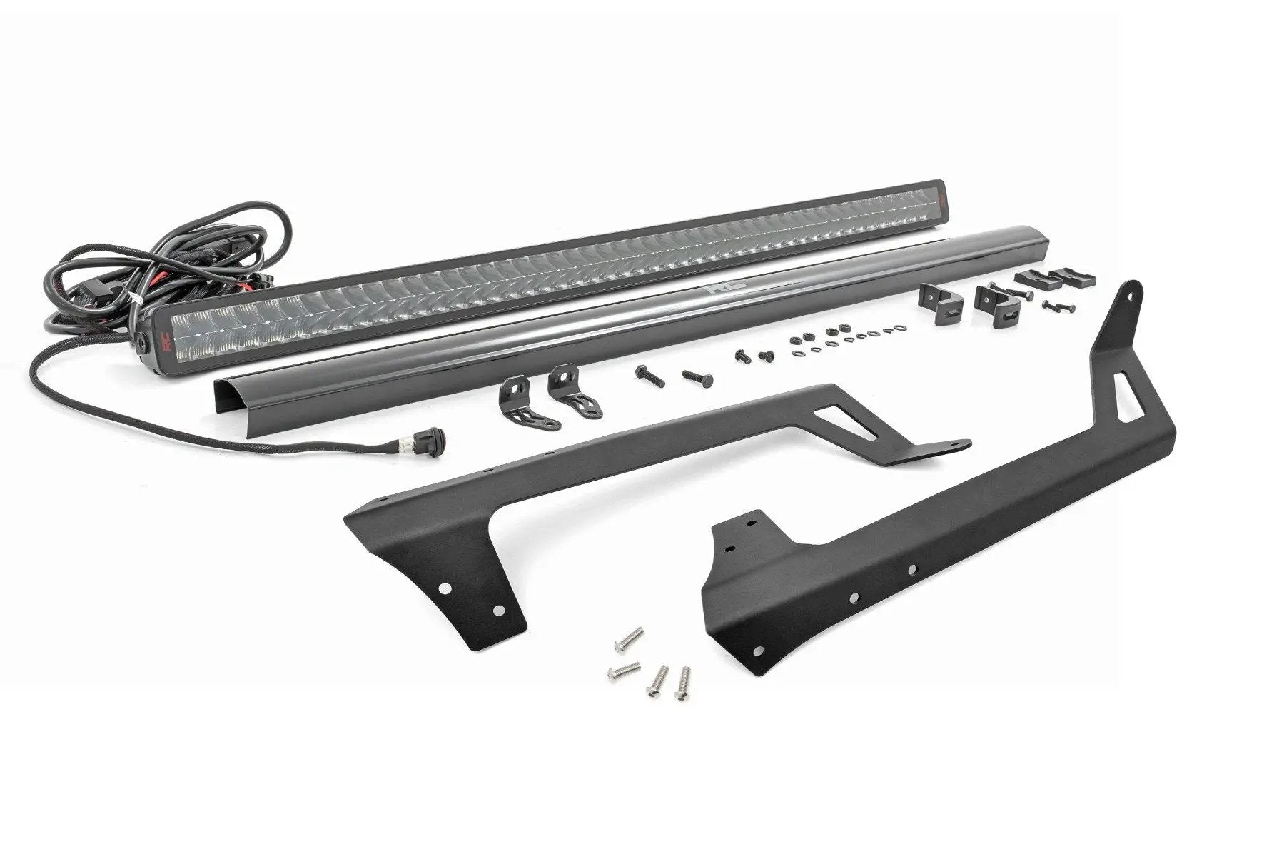 Rough Country LED Light Kit | Windshield | 50" Spectrum Dual Row | Jeep Wrangler JK/Wrangler Unlimited (07-18) by Rough Country