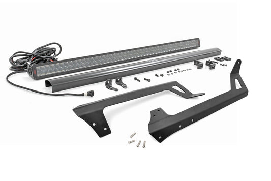 Rough Country LED Light Kit | Windshield | 50" Spectrum Dual Row | Jeep Wrangler JK/Wrangler Unlimited (07-18)