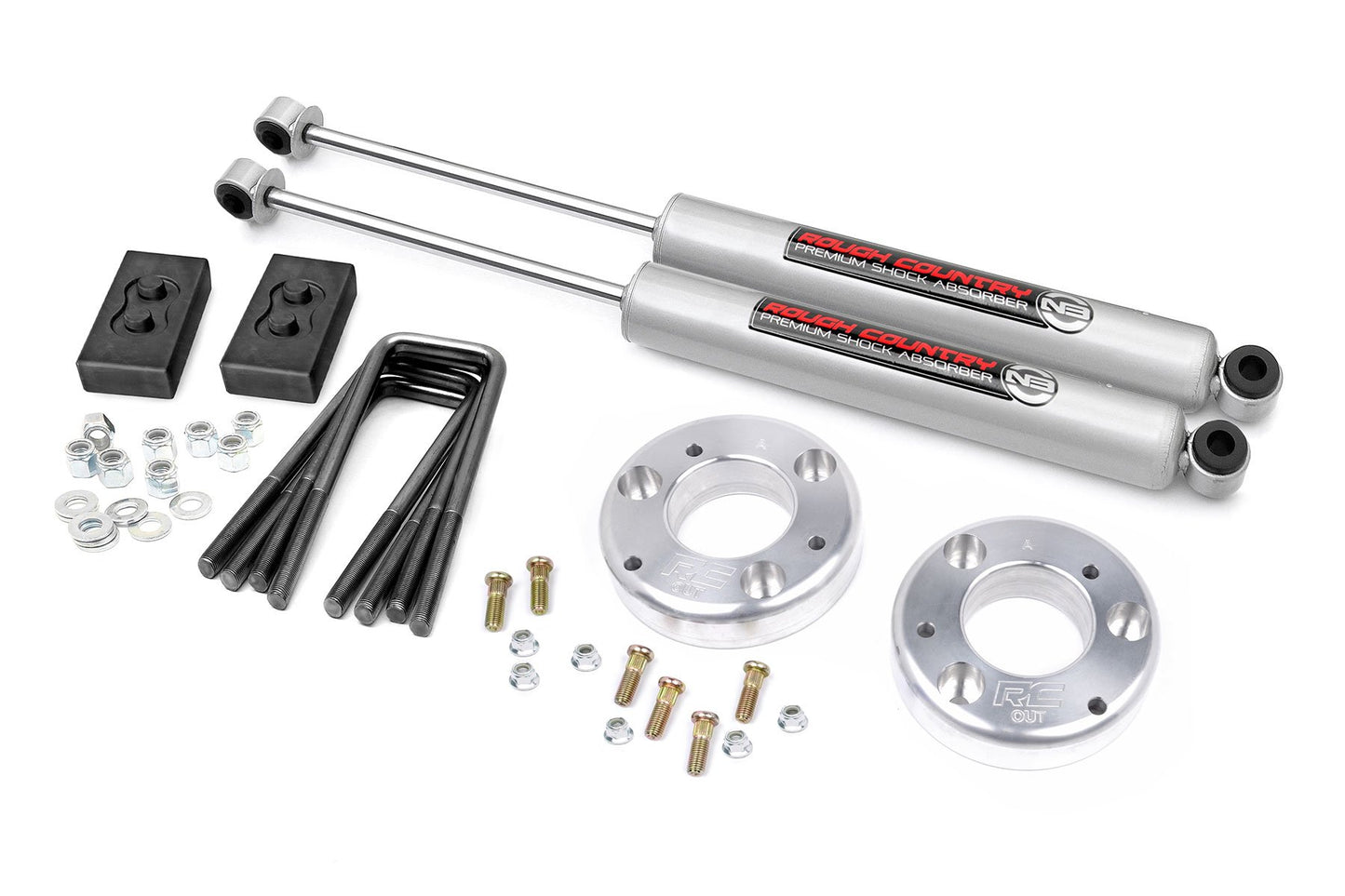 Kit de elevación de 2 pulgadas | Espaciador de aluminio | Ford F-150 2WD/4WD (2014-2020)