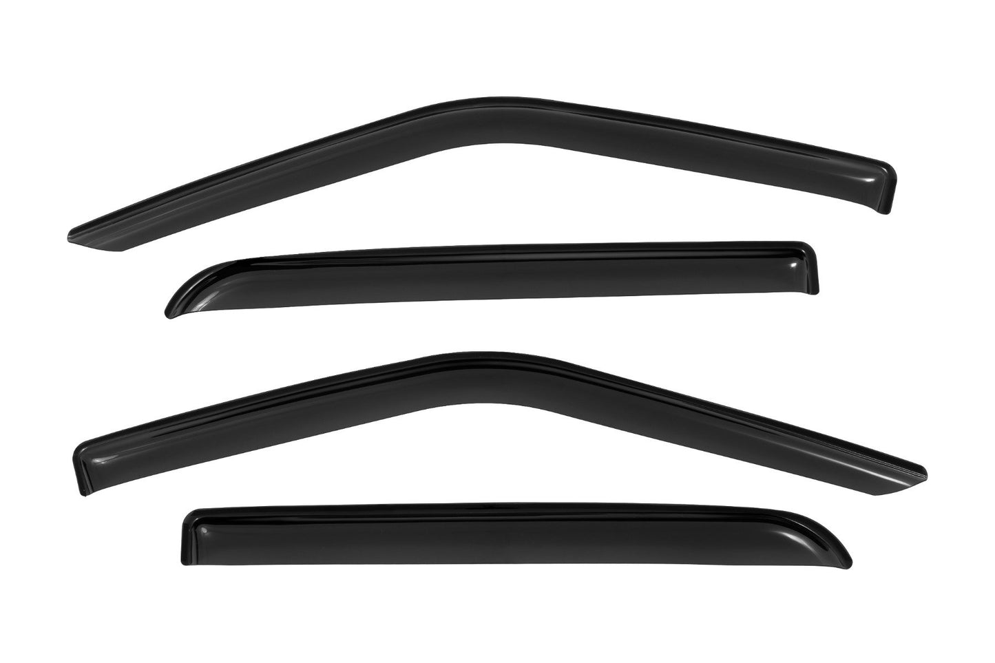 Deflectores de Ventana Lateral | Protector de Lluvia Adhesivo | Ford F-150 (17-25)/F-250 (15-26)