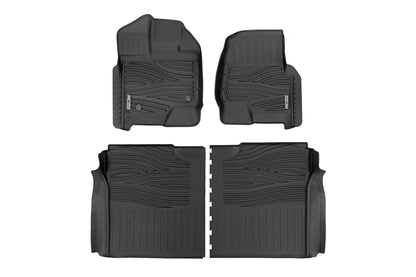 Alfombrillas Flex-Fit | Delanteras y Traseras | Ford F-150 (15-25)/F-150 Lightning (22-25)/Raptor (17-25)
