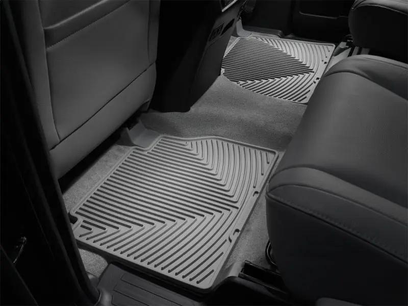 WeatherTech WT Rubber Mats - Rear - Grey by WeatherTech