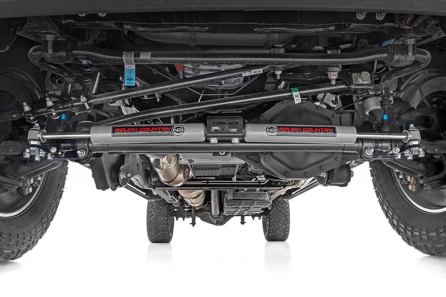Рулевой стабилизатор N3 | Сдвоенный | Лифт 2-8 дюймов | Ford F-250/F-350 Super Duty (05-24)