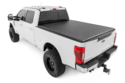 Rough Country Soft Roll Up Bed Cover | 6'10" Bed | Ford F-250/F-350 Super Duty (17-26) by Rough Country