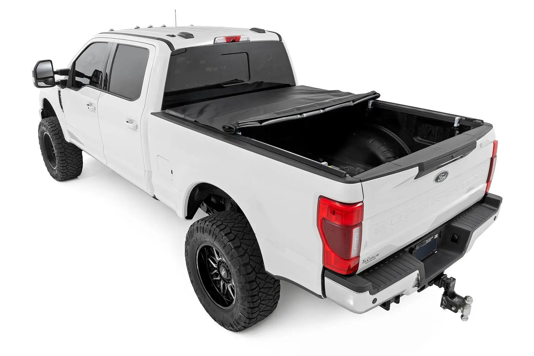 Rough Country Soft Roll Up Bed Cover | 6'10" Bed | Ford F-250/F-350 Super Duty (17-26) by Rough Country