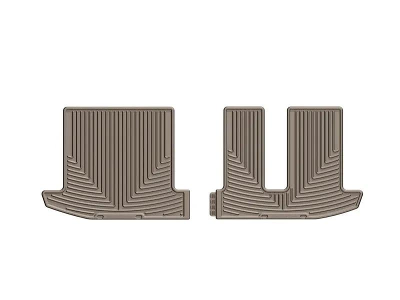 WeatherTech WT Rubber Mats - Rear - Tan by WeatherTech