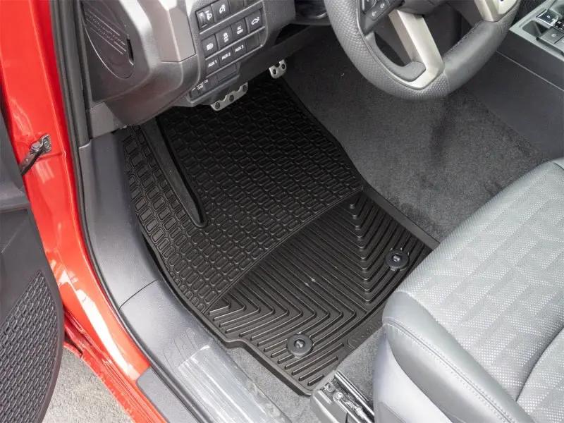 WeatherTech WT Rubber Mats - Front - Blk by WeatherTech