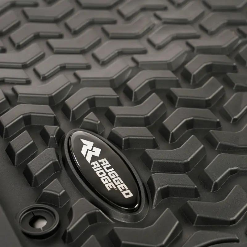 Rugged Ridge RUG Floor Liners - Black by Rugged Ridge