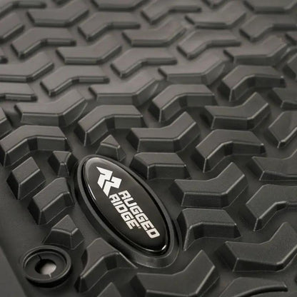 Rugged Ridge RUG Floor Liners - Black by Rugged Ridge