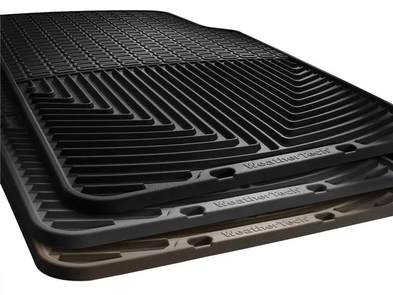 WeatherTech WT Rubber Mats - Rear - Grey by WeatherTech