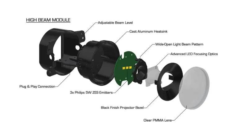 ORACLE Lighting ORL Vector Grille Lights by ORACLE Lighting