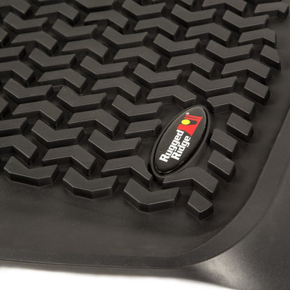 Rugged Ridge RUG Floor Liners - Black by Rugged Ridge
