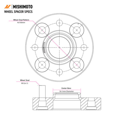 Mishimoto MM Wheel Spacers by Mishimoto
