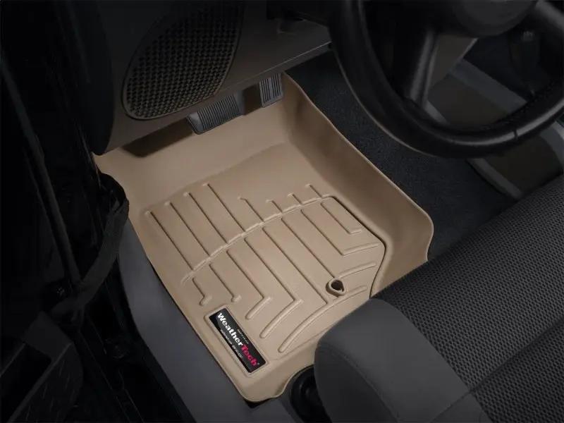WeatherTech WT FloorLiner - Front - Tan by WeatherTech