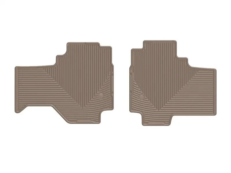 WeatherTech WT Rubber Mats - Rear - Tan by WeatherTech